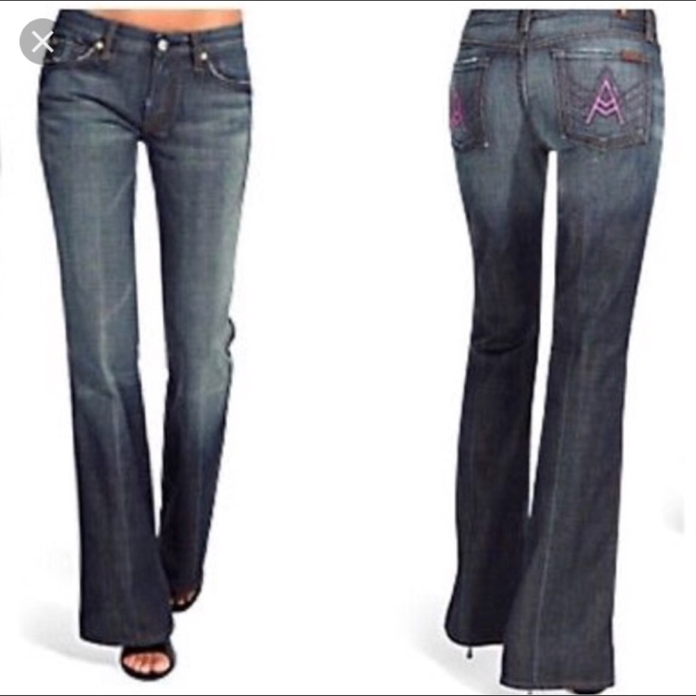 7 For All Mankind Pink A Pocket size 28 run small